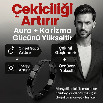Derdeva – Maskülen Enerji, Libido ve Cinsel İstek Destekleyici Hematit Bileklik